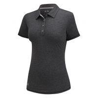 Essential Heather Short Sleeve Polo - Black Heather