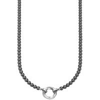 esprit silver grey simulated pearl ring necklet elnl92247b800