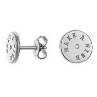 Esprit Silver CZ Make A Wish Studs ESER92346A000