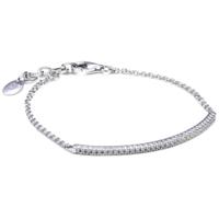 esprit silver cubic zirconia brilliance bracelet esbr91332a170