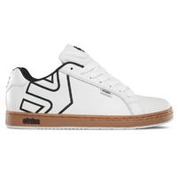 etnies fader skate shoes whitegum