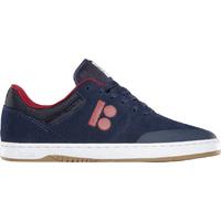 etnies x plan b marana skate shoes navyredwhite