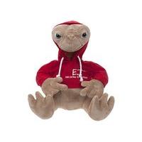 E.t Extra Terrestrial Red Hoodie Siting 25cm Soft Toy