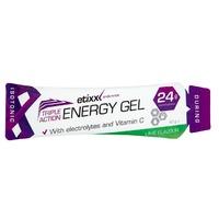 etixx triple action energy gel lime 12 x 40g