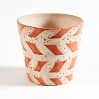 Etnima Enamelled Ceramic Planter