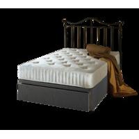 Ethan Damask Divan Bed Set - Grey King