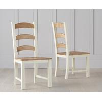 Eton Solid Pine and Ash Dining Chairs
