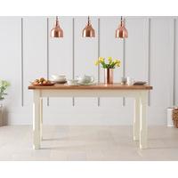 Eton 120cm Solid Pine and Ash Kitchen Table