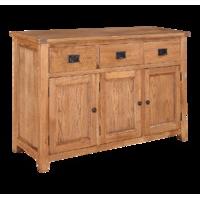 Eton 3 Drawer Sideboard - Oak