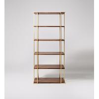 Etna shelving unit in Mango Wood & Metallic