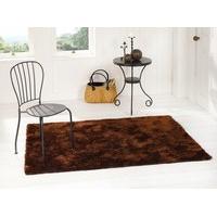 etrading1 grande vista polyester rug 60 cm x 230 cm brown