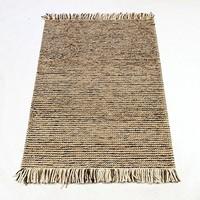 etrading1 Retreat Maya Wool Rug, 80 cm x 150 cm, Charcoal