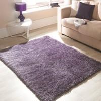 etrading1 Santa Cruz Summertime Polyester Rug, 160 cm x 230 cm, Smoky Mauve