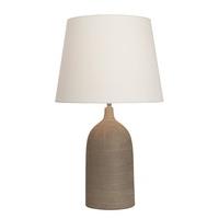 Etched Grey Table Lamp