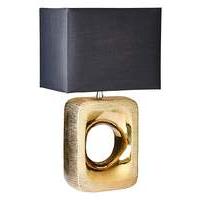 Etched Bronze Table Lamp
