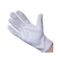 Etiquette White Gloves Cotton Work Gloves Disc Beads Gloves Qc Gloves