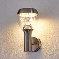 Etta LED outdoor wall light made of stainl. steel