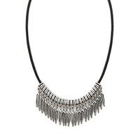 Etched Feather Choker