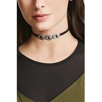 Etched Medallion Choker