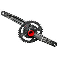 e.thirteen TRS Race Double Crankset - 24/38T | Black - Aluminium - 175mm