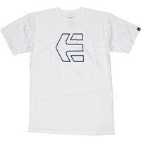 etnies icon outline tee white