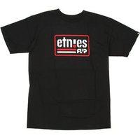 etnies flip side tee black