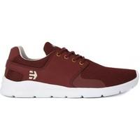 etnies scout xt burgundy mens shoes trainers in multicolour