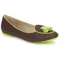 etro ballerine 3738 womens loafers casual shoes in brown