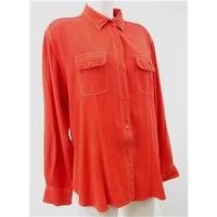 Etam - Size: 10 - Orange - Long sleeved shirt