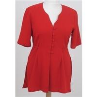 Etam, size 14 red short sleeved jacket