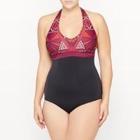 Ethnic Print Swimsuit