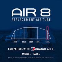 Eurohike Air 8 Tent Replacement Air Tube - 534L, Assorted