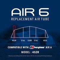 Eurohike Air 6 Tent Replacement Air Tube - 452R, Assorted