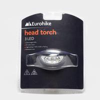 Eurohike 3 LED Head Torch, Grey