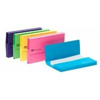 Europa Pocket Wallet Foolscap Assorted 25 Pack