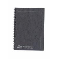 europa a5 sidebound notemaker black 4852 10 pack