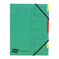 EUROPA 7PART ORGANISER GREEN 5220Z