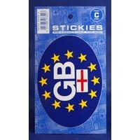 Euro Gb With St George Sticker