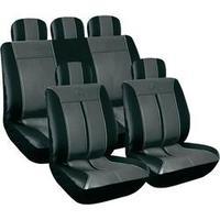 eufab 28288 buffalo car seat cover set black grey