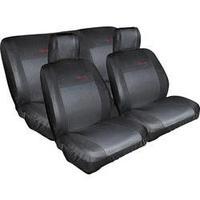eufab sport 8 piece car seat cover set black