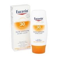 eucerin sun protection spf 30 sun lotion extra light sensitive skin 15 ...