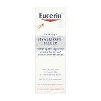 eucerin anti age hyaluron filler day cream for normal to combination s ...