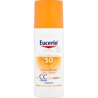eucerin sun cc tinted sun cream for face spf50 50ml fair
