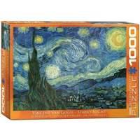 Eurographics Puzzle - Vincent Van Gogh - Starry Night - 1000 Pc /games And Puzzl