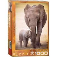 Eurographics - Elephant And Baby Puzzle - 1000 Pc