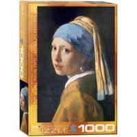 Eurographics Puzzle - Vermeer - The Girl With A Pearl Earring - 1000 Pc /games A