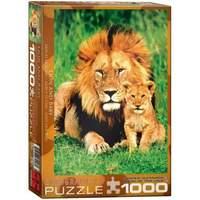 eurographics lion and baby puzzle 1000 pc