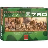 eurographics puzzle dinosaur takino 750 pc games and puzzles dinosaur  ...