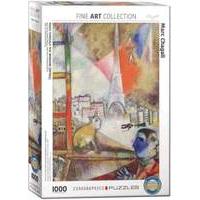 Eurographics Puzzle - Marc Chagall - Paris Through The Window - 1000 Pc /games A