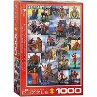 Eurographics Puzzle 1000pc - Rcmp Collage